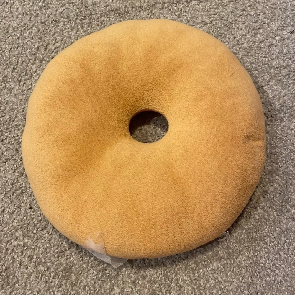 12” Sprinkle Doughnut Donut Pillow Pink Squishy Soft Kids Room Decor